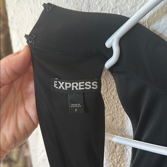 Express Black Sleeveless cocktail Dress - lace back - Picture 6 of 7